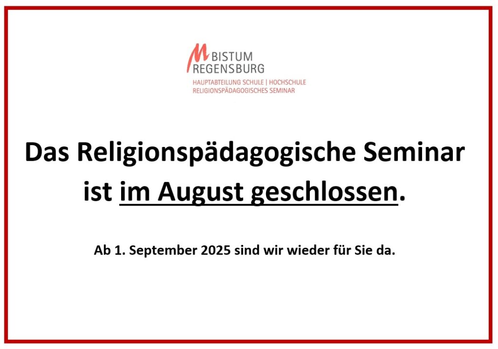 RPS im August geschlossen